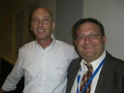 Fr. Scott (left) and Rabbi Frederick Klein (right)